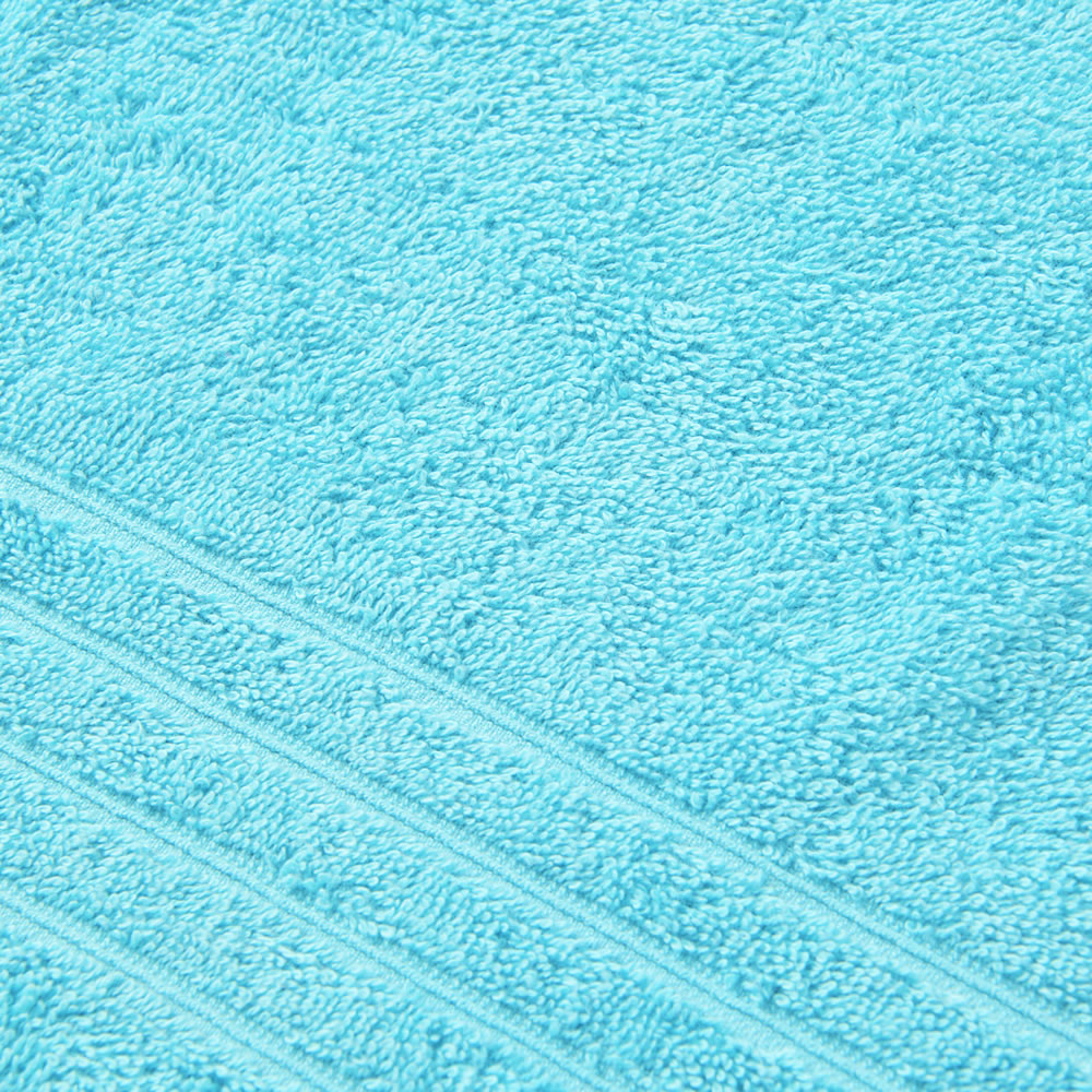 Wilko Aqua Blue Bath Towel Image 2