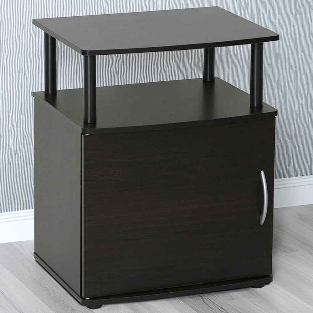 Walplus Jaya Black Utility Design End Table Image 1