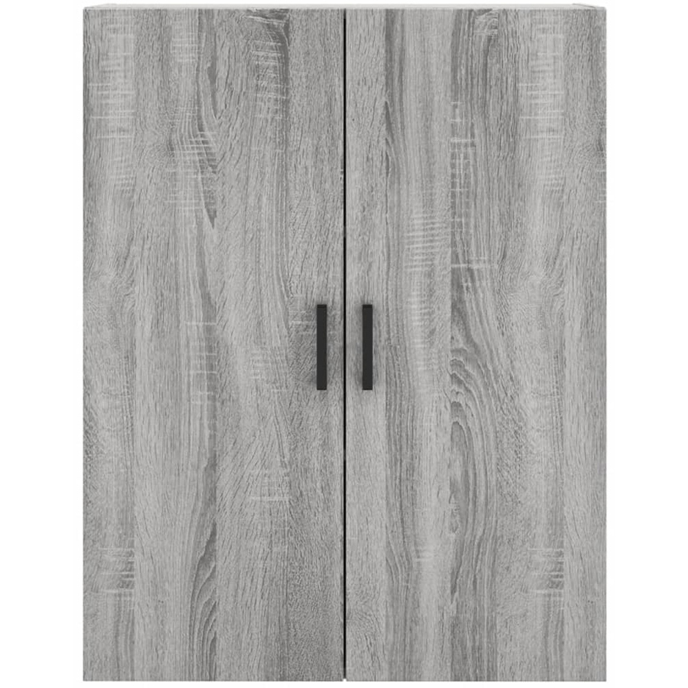 vidaXL 2 Door Grey Sonoma Wall Mounted Cabinet 2 Pack Image 6
