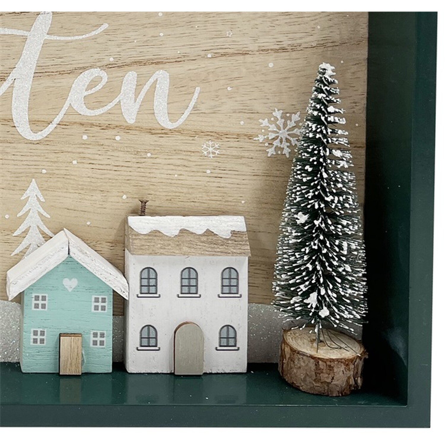 Treetops Glisten Emerald Green Plaque Image 3