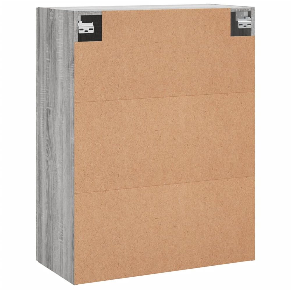 vidaXL 2 Door Grey Sonoma Wall Mounted Cabinet Image 9