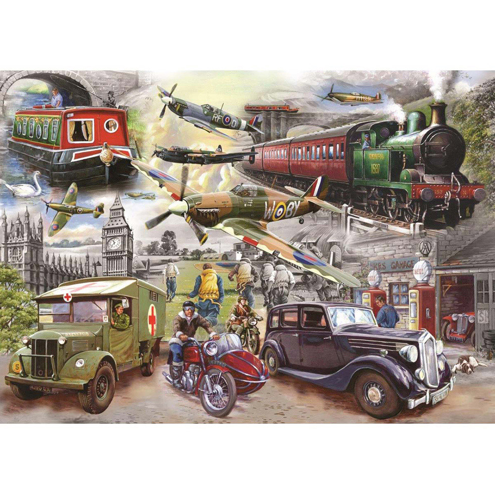 The House of Puzzles Fading Memories 1000 Piece Jigsaw Puzzle Image