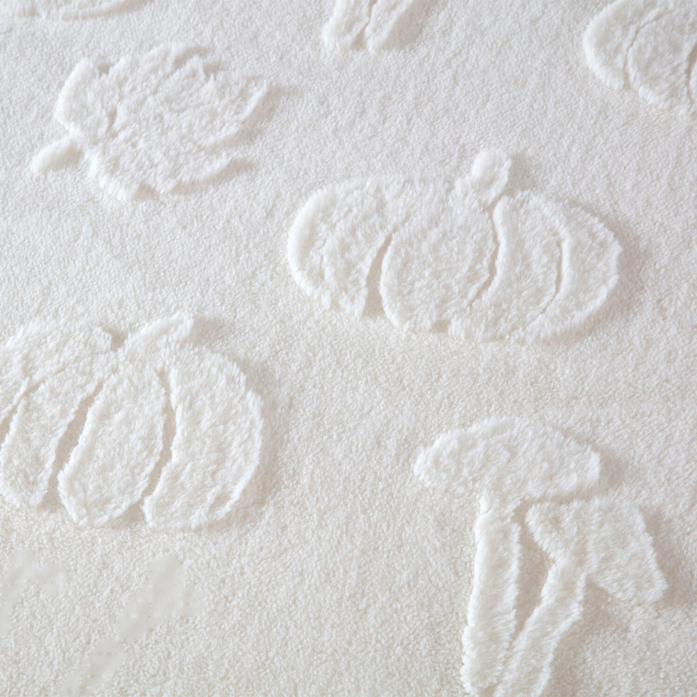 Pumpkin Woodland Faux Fur Duvet Set White Superking Image 4