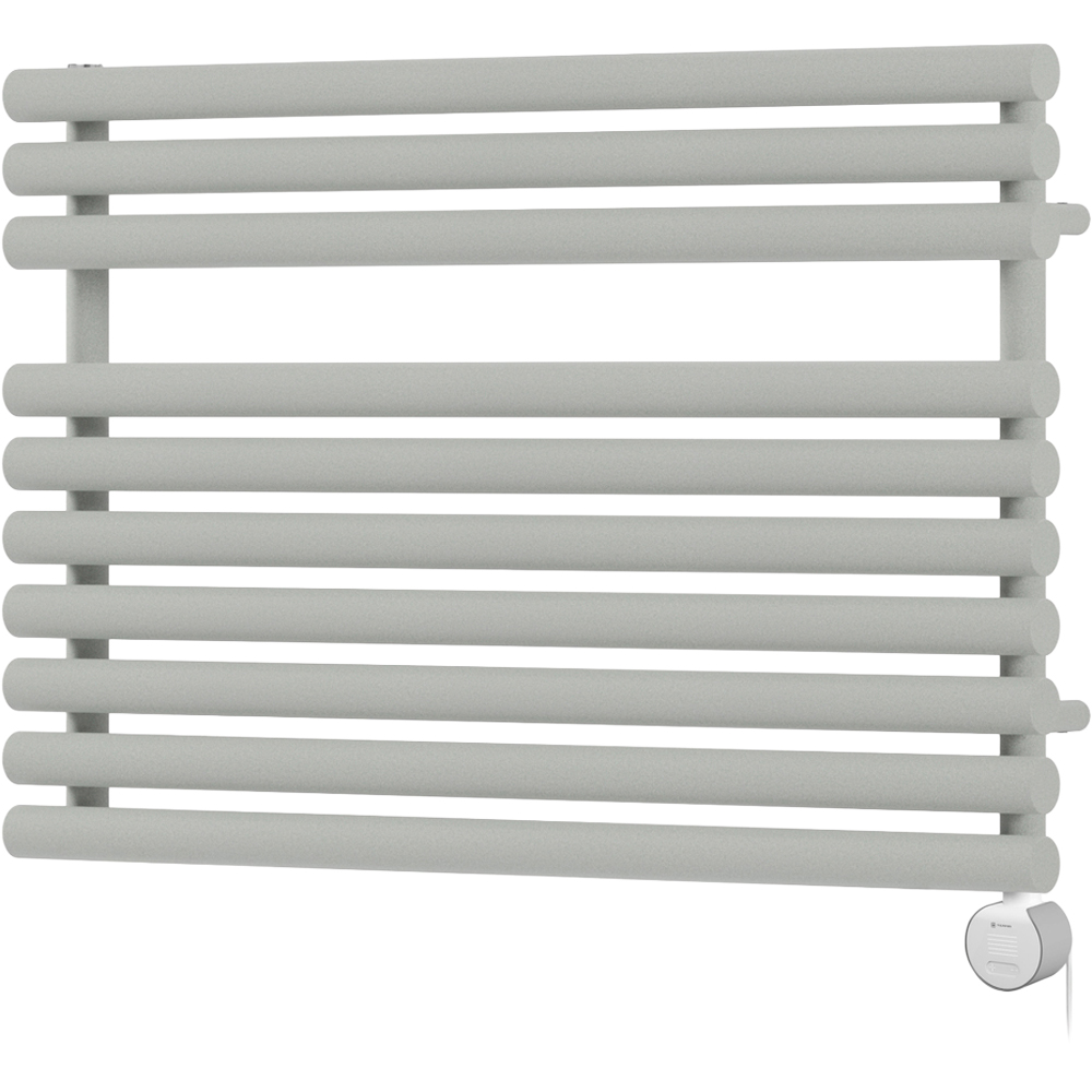 Terma Rolo Towel Salt n Paper Electric Towel Rail with VEO Element Controller 590 x 900mm Image 1