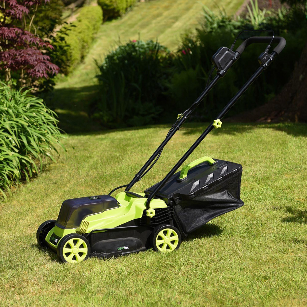 Garden Gear AeroTek 20V Hand Propelled Cordless 32cm Electric Lawn Mower Image 2