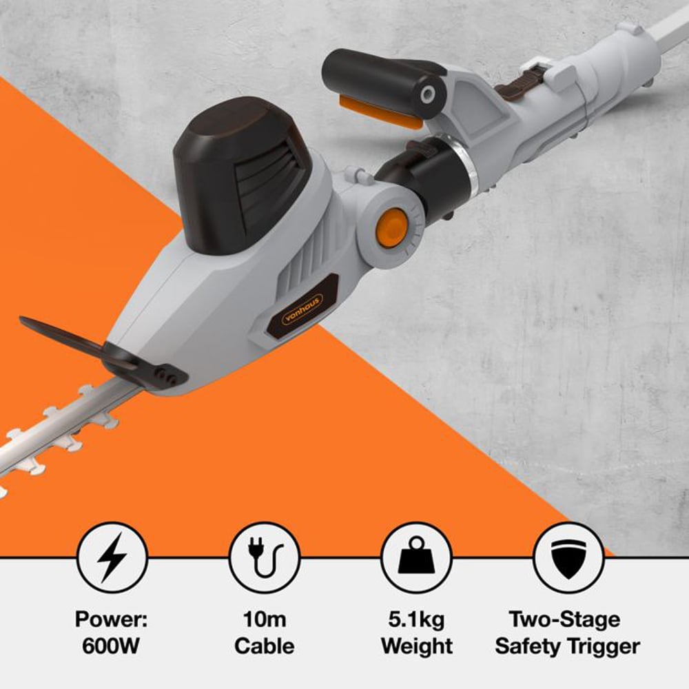 VonHaus 15358RG Pole Trimmer 600W Image 4