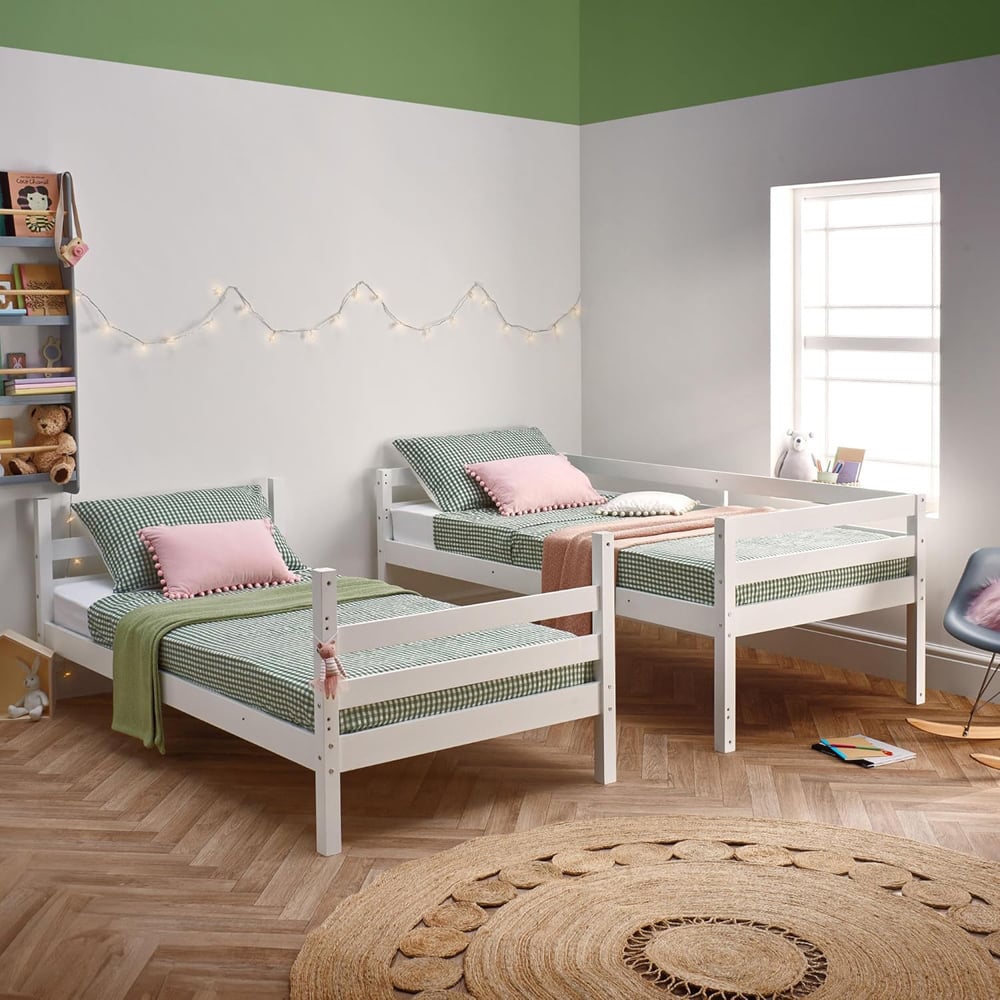 Home Treats Single Children's Wooden Splitable Bunk Bed Image 8