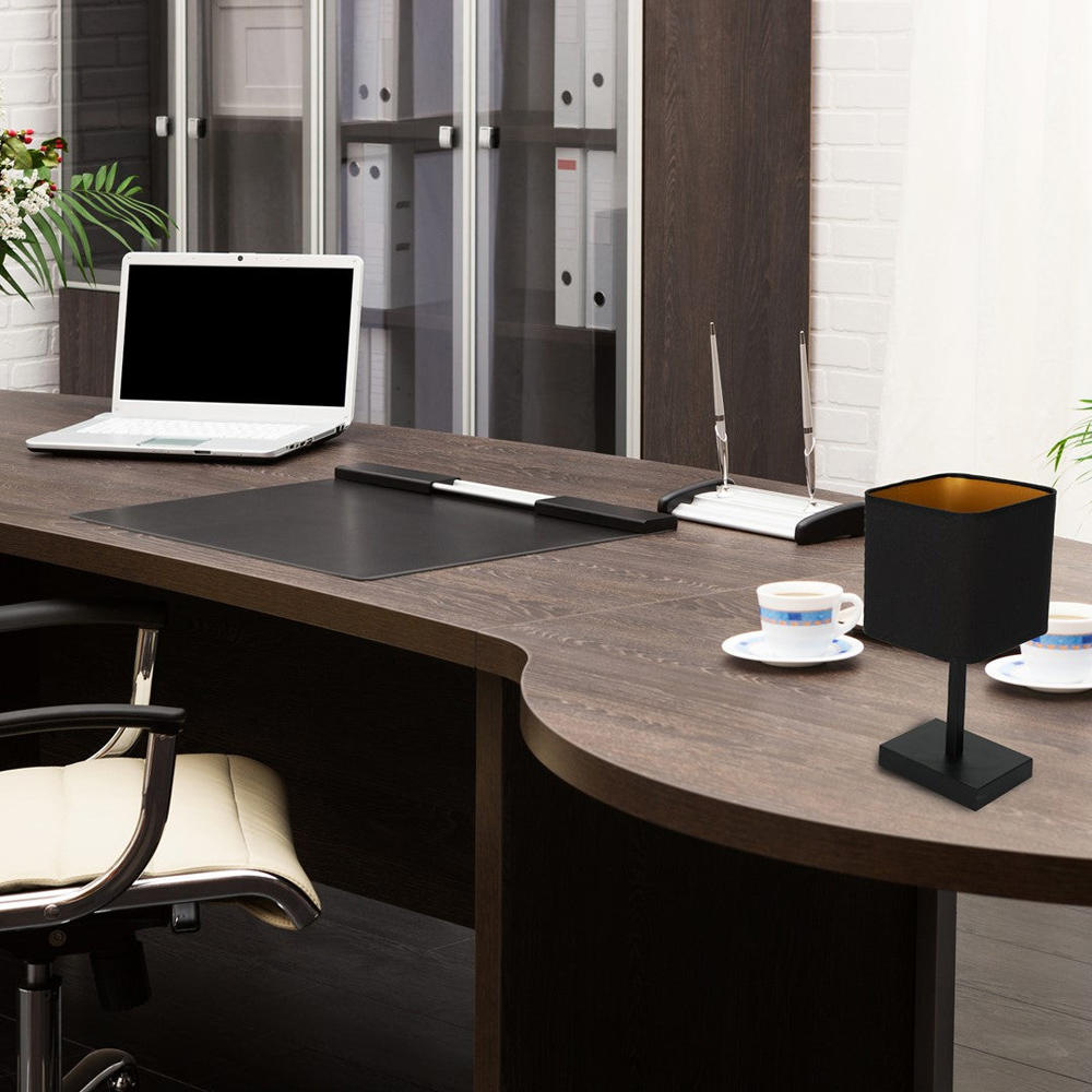 Milagro Napoli Black Table Lamp 230V Image 3