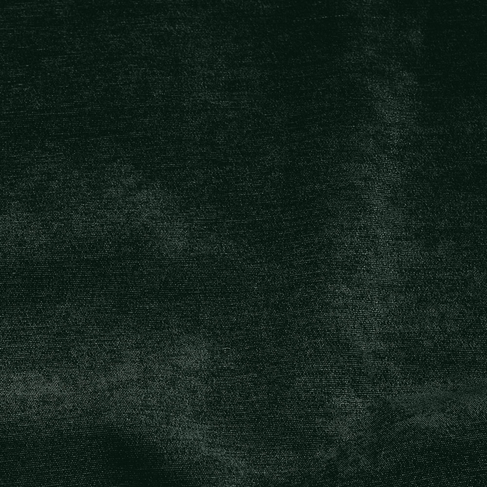 Alan Symonds Green Chenille Blackout Pencil Pleat Curtains 168cm x 229cm Image 5