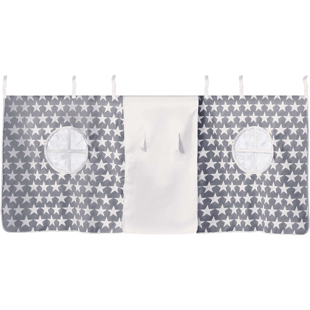 Julian Bowen Pluto Single Anthracite Mid Sleeper Bed with Grey Star Tent Image 5