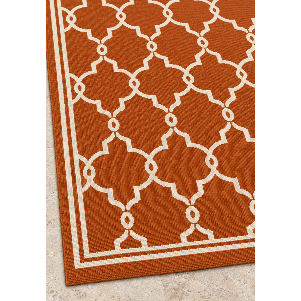 Portland Rugstyle Terracotta Spanish Tile Rug 200 x 290cm Image 3