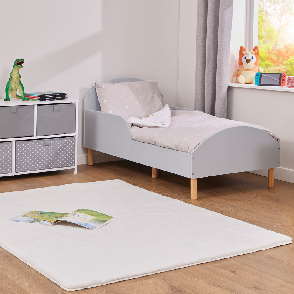 Liberty House Toys Kids Grey Toddler Bed Image 7