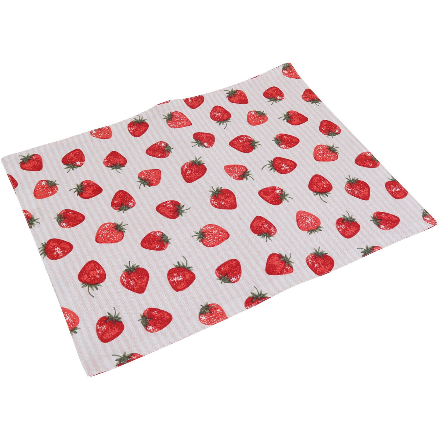 Pack of 2 Strawberry Placemats - Red Image 4
