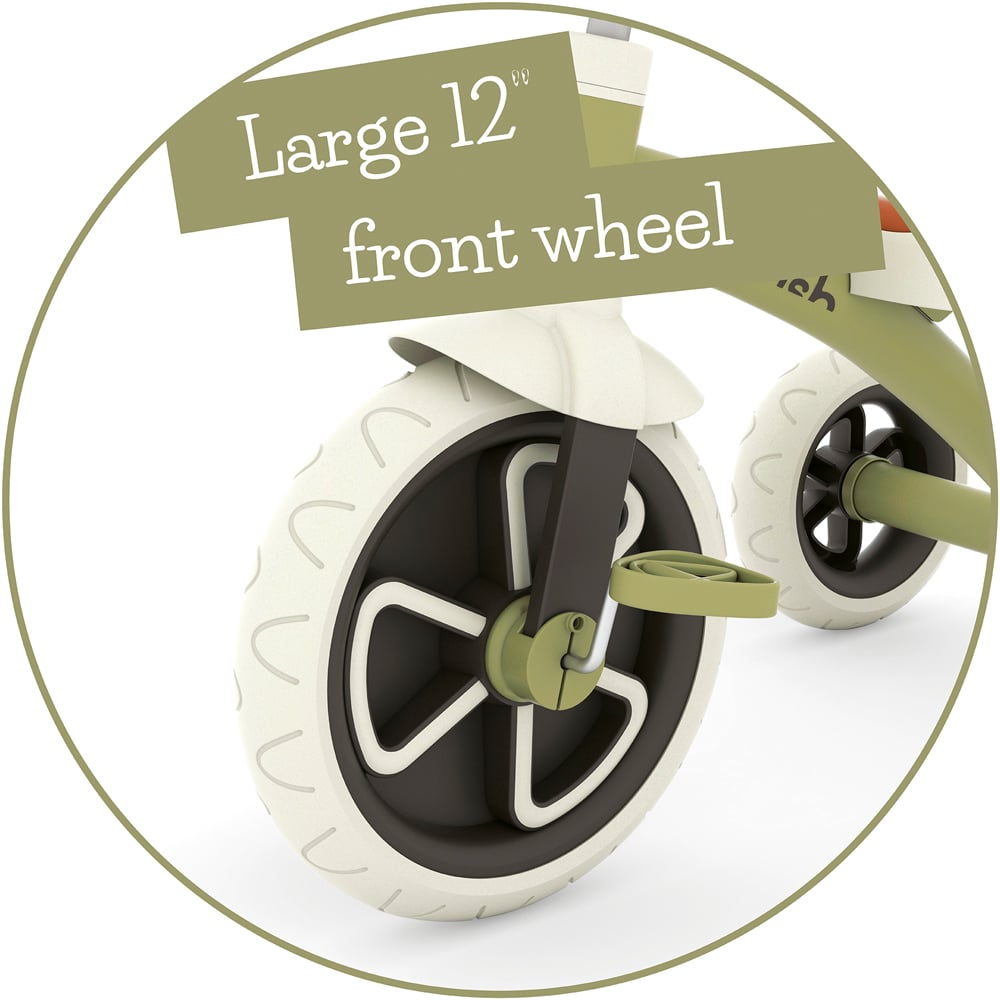 Chillafish Ziggy 12 inch Olive Tricycle Image 4