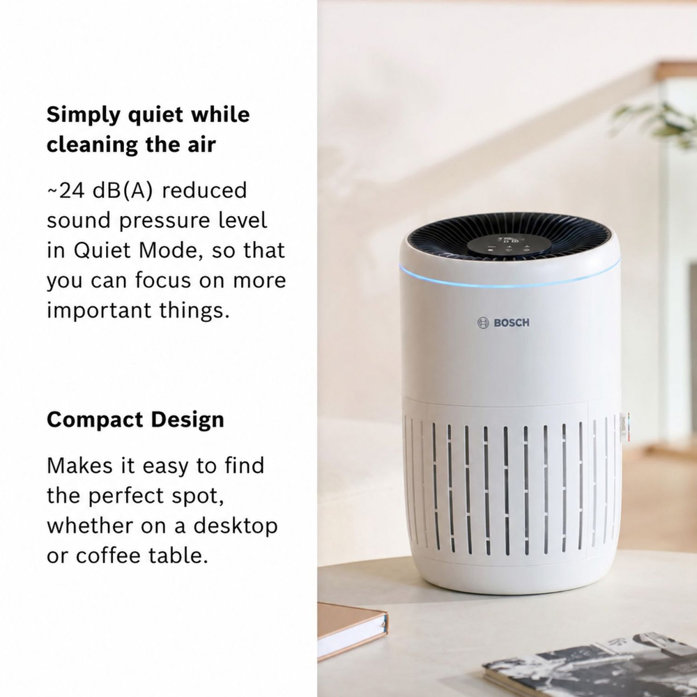 Bosch Air 2000i 3-in-1 White Smart Air Purifier Image 7