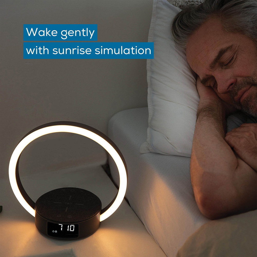 Beurer Colour Changing LED Wake Up Light with Wireless Qi Inductive Charger Image 4