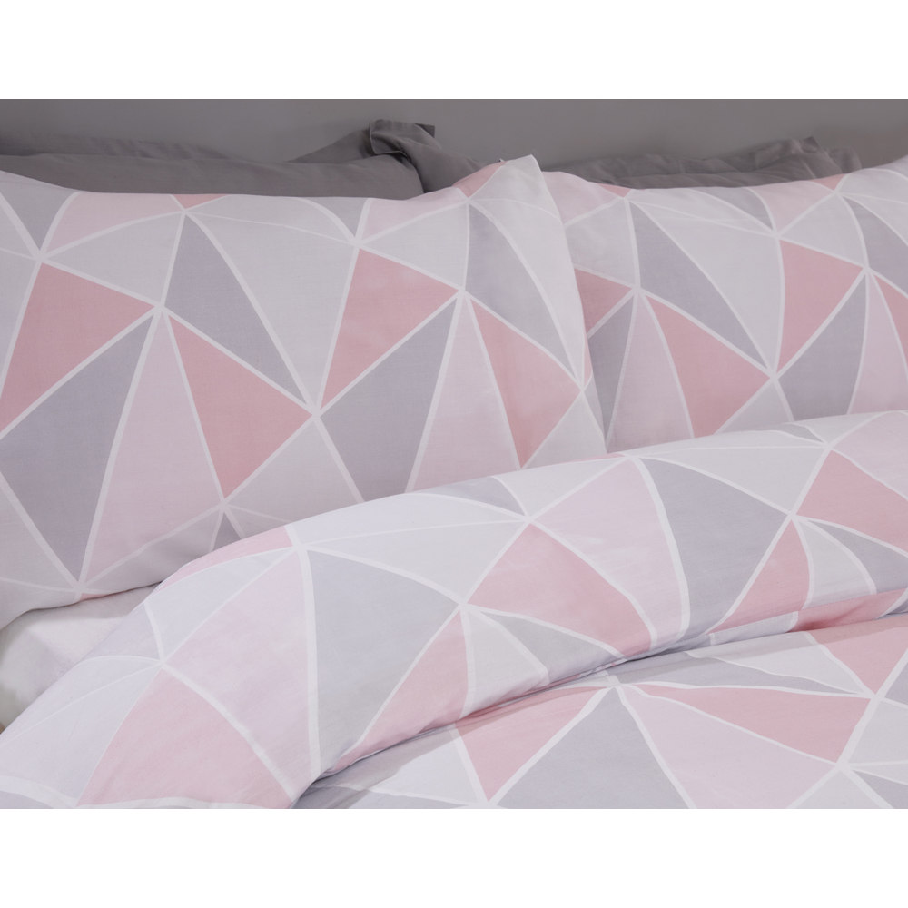 Rapport Home Leo Double Pink Duvet Set Image 3