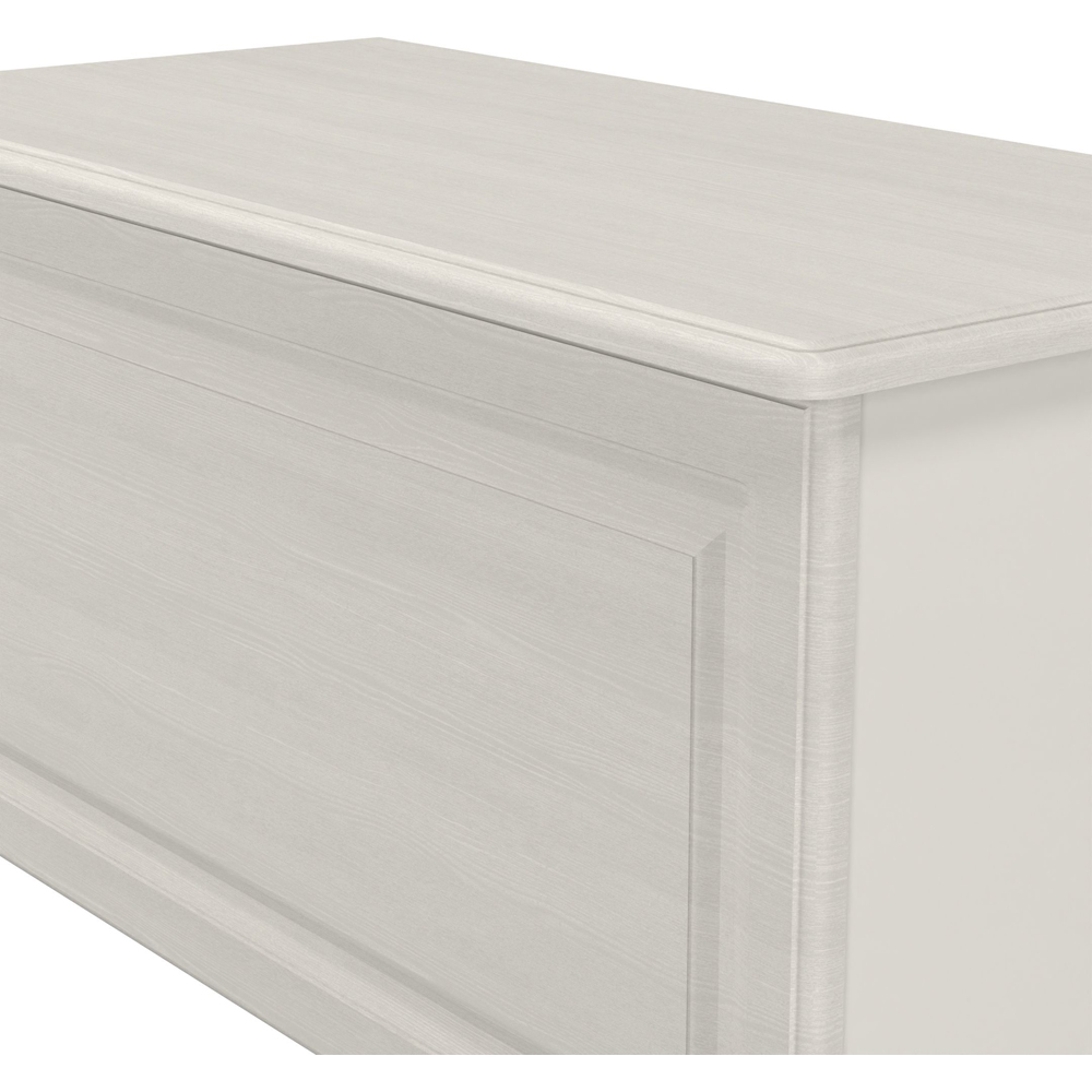 Crowndale Pembroke Grey Ash Lid Top Blanket Box Ready Assembled Image 5