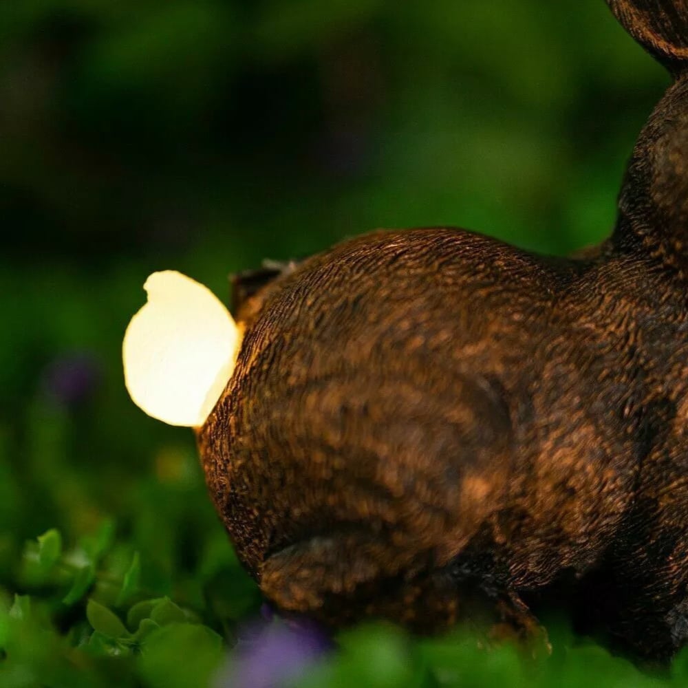 Garden Mile Solar LED Rabbit Garden Ornament Image 5
