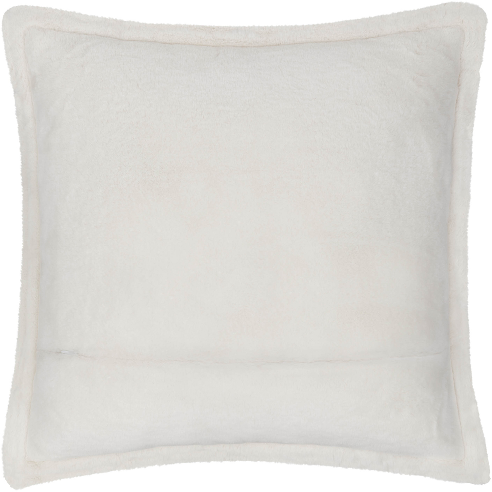 Furn Kallu Ecru Faux Fur Cushion 45 x 45cm Image 3