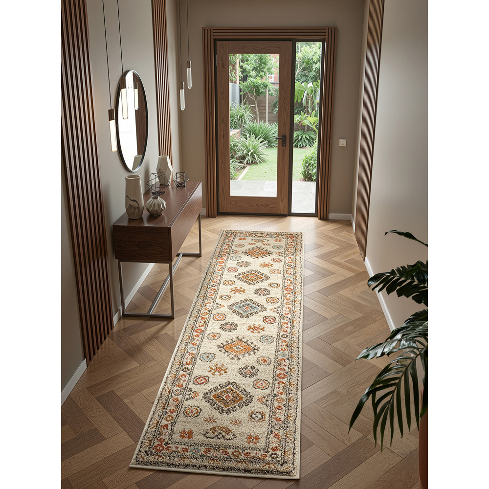 Portland HMC 5567 Cream Cashmere Rug 60 x 230cm Image 4