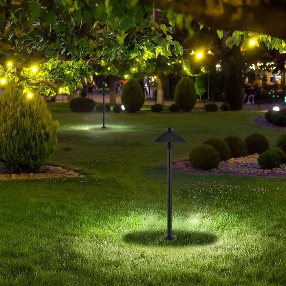 V-TAC 2 in 1 Black Cool White LED Garden Light Image 2