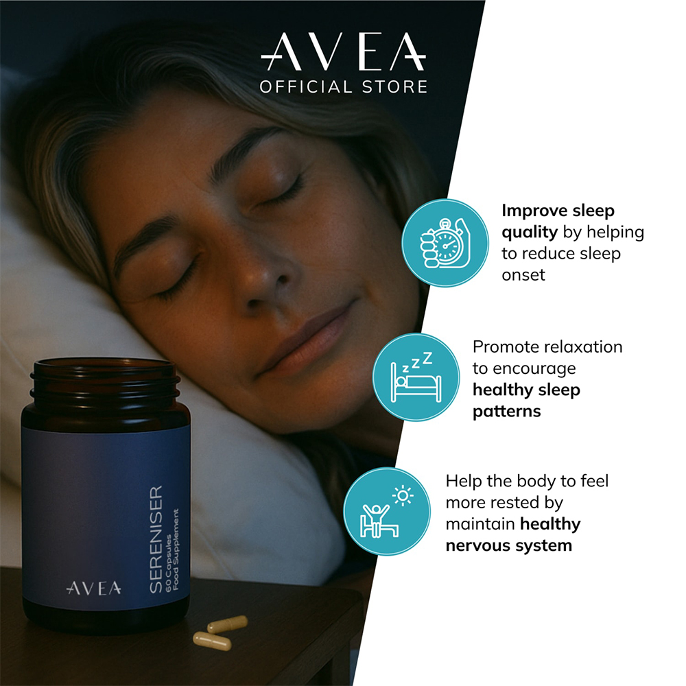 Avea Sereniser Natural Sleep Support Capsules 60 Pack Image 4