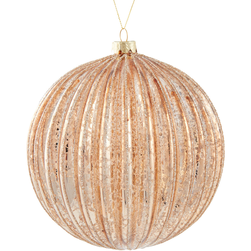 Large Mottled Glass Bauble Image 3