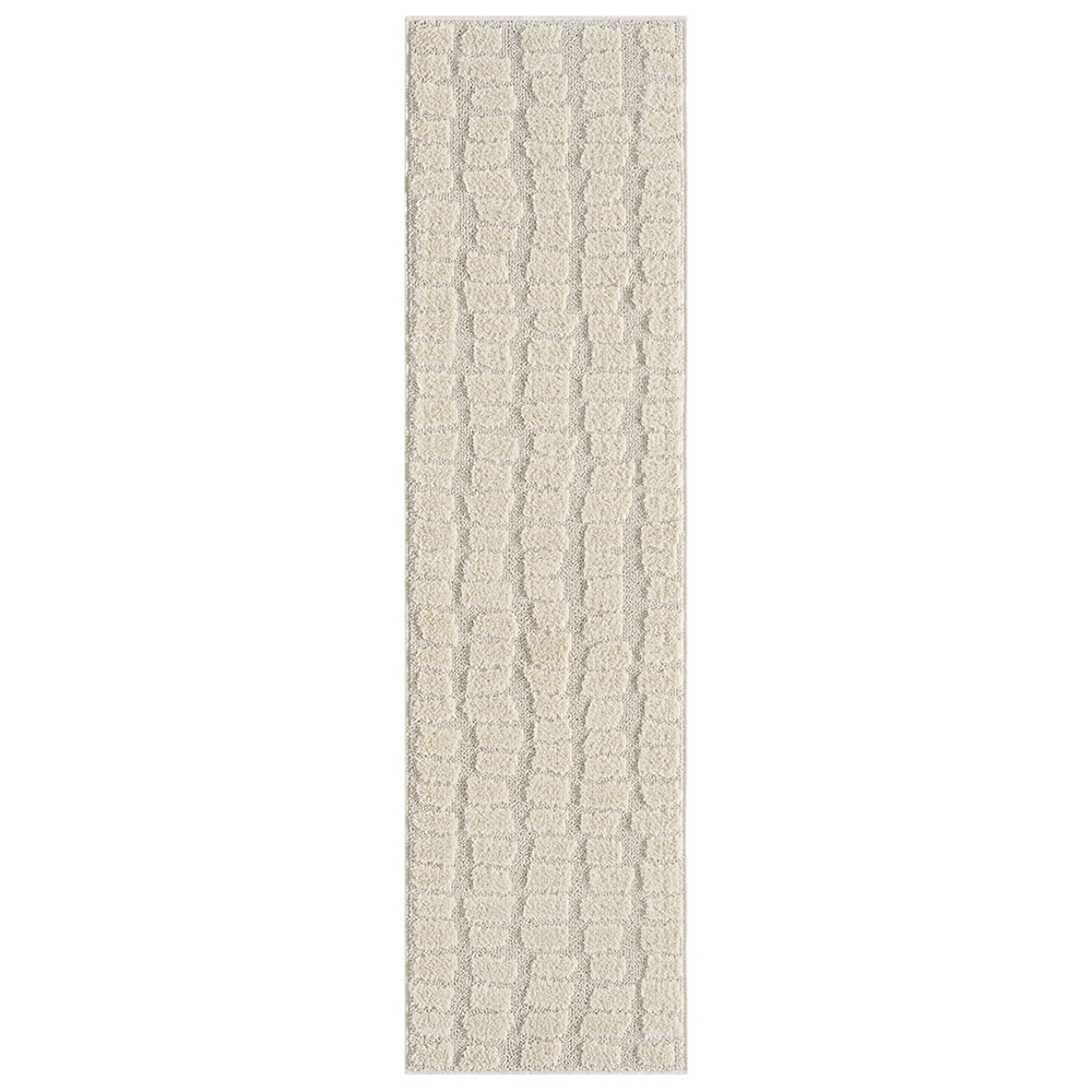 Desire Rugs Isabella Cream Embossed Cobble Rug 160 x 230cm Image 6