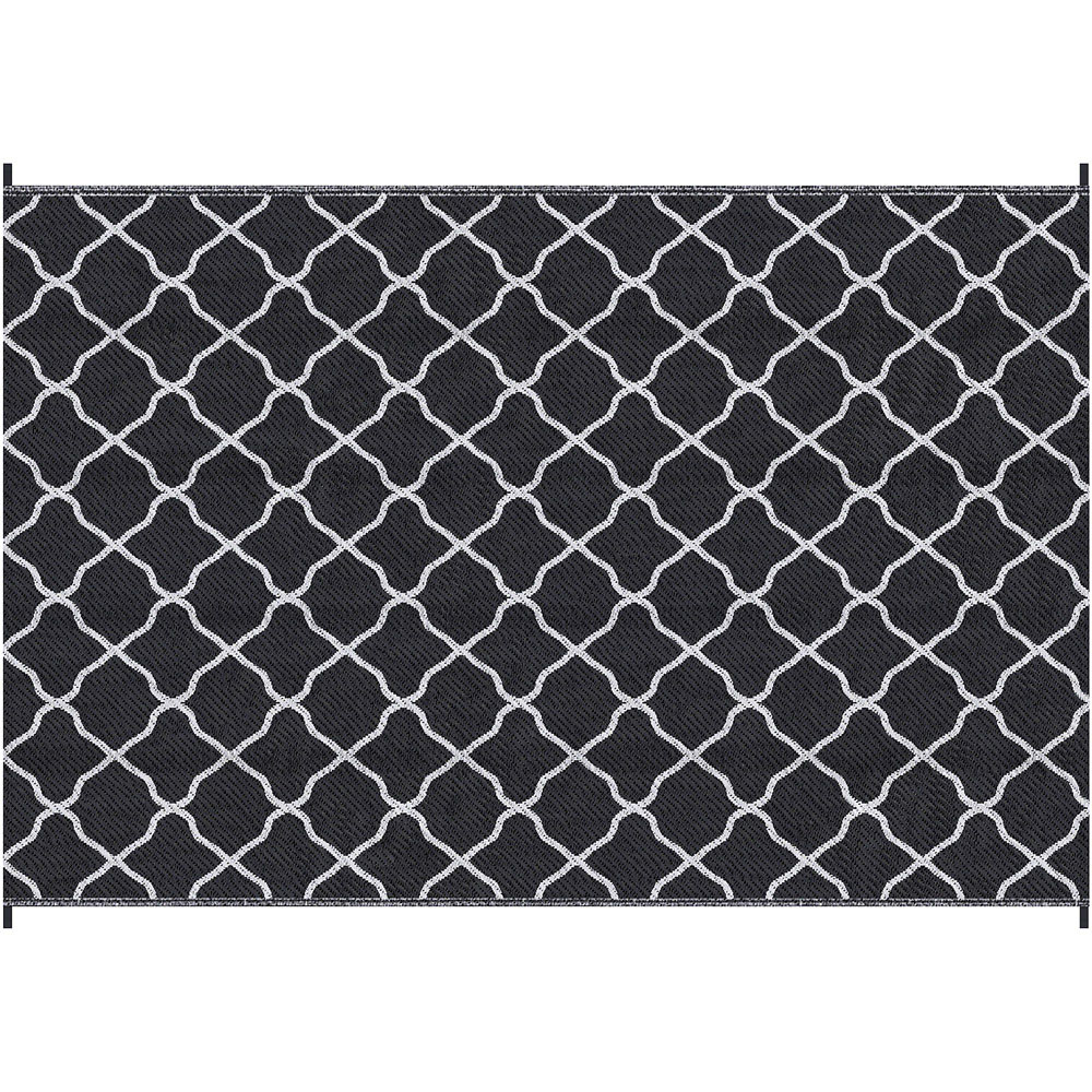 Outsunny Black Outdoor Mat 274 x 182cm Image 1