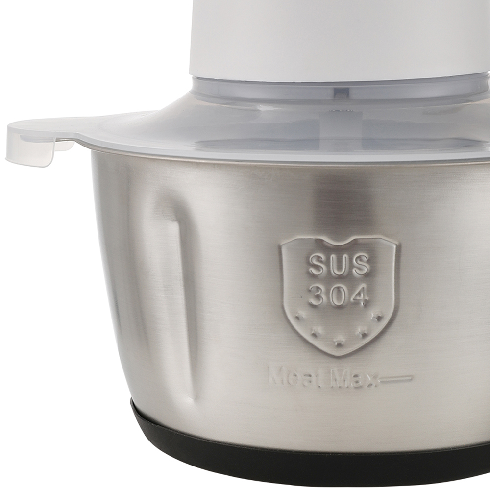 Living and Home KT0080 Electric Wireless Stainless Steel Kitchen Meat Mincer 2L Image 8
