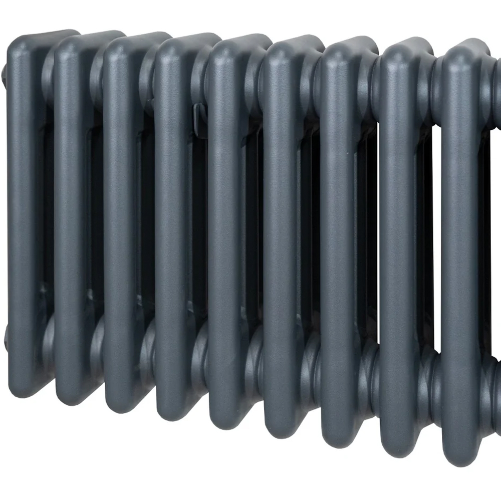 Monster Shop 2348 BTU Anthracite Grey Traditional 3 Column Radiator 1500 x 202mm Image 5