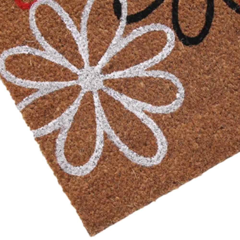 Coco & Coir Bloom Three Coir Door Mat 45 x 75cm Image 3