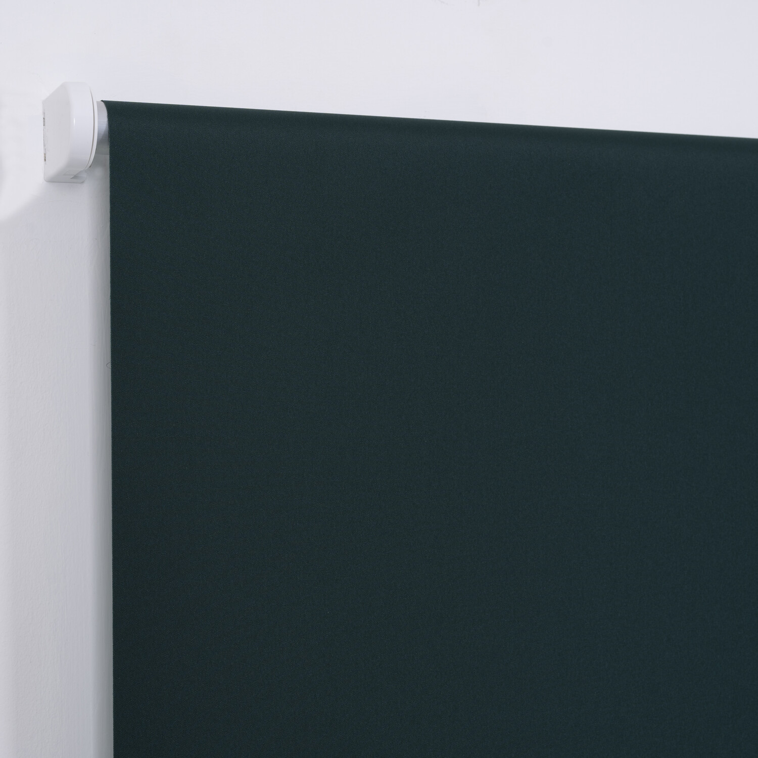 Plain Blackout Blinds Dark Green 90cm Image 5