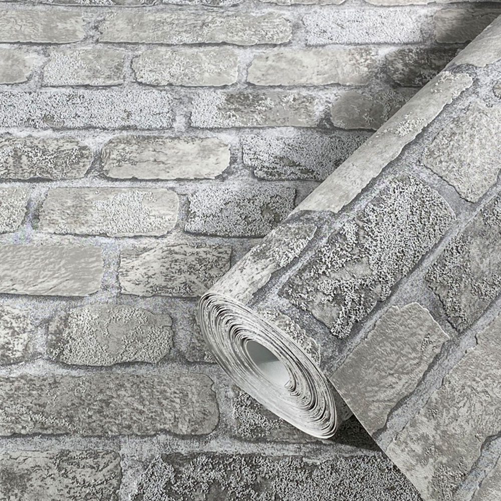 Galerie Industrial Effects Sand Light Grey Wallpaper Image 2