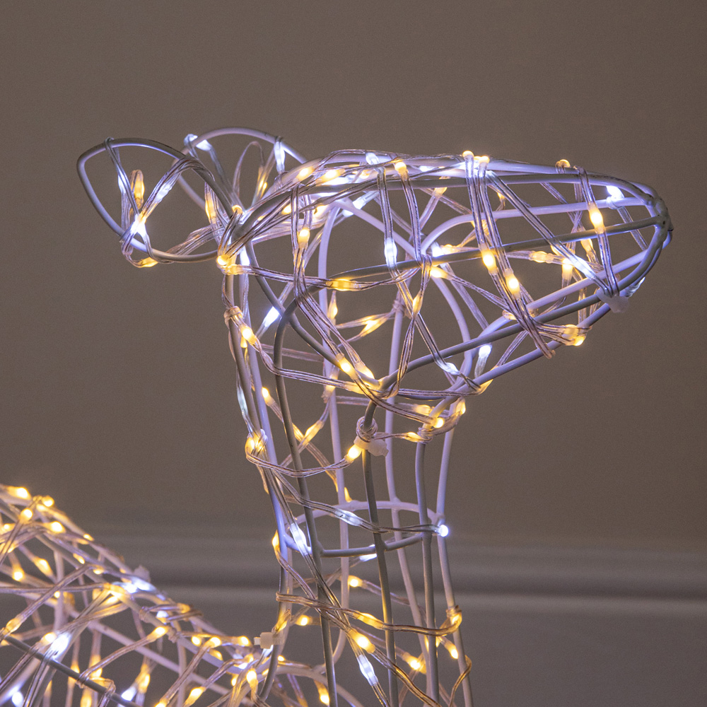 Samuel Alexander Cool and Warm White LED Light-Up Twinkling Christmas Baby Reindeer 41cm Image 5