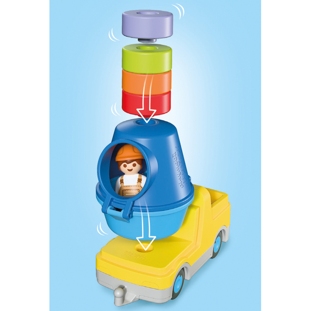 Playmobil Junior Concrete Cement Mixer Playset Image 6
