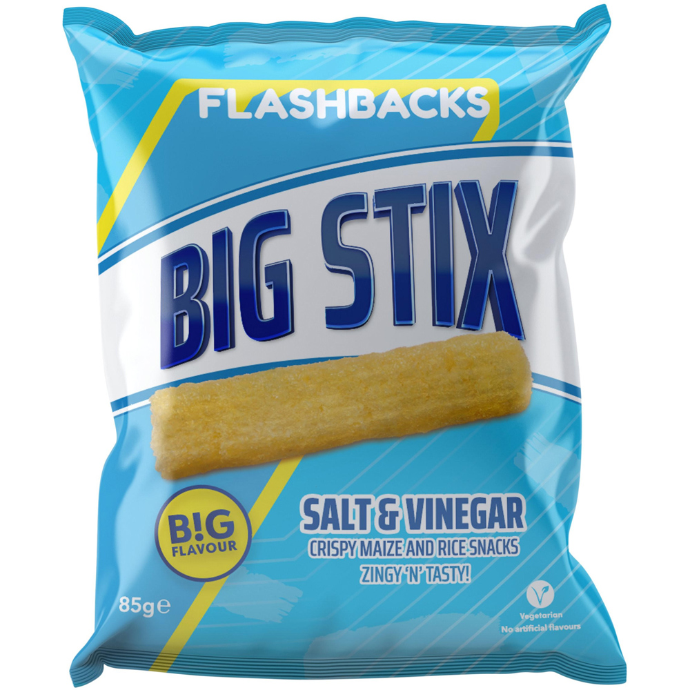 Flashbacks Big Stix Salt and Vinegar 85g Image