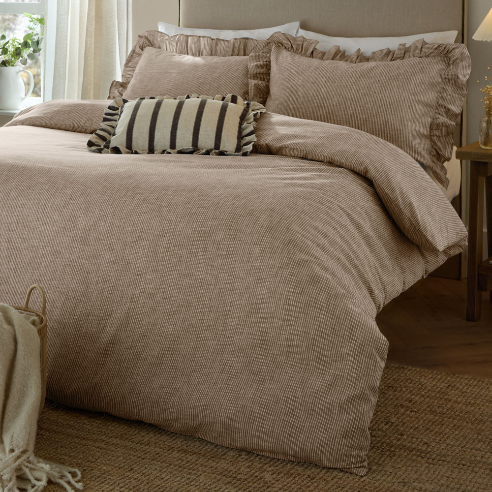 Wylder Margot Single Mole Nature Cotton Duvet Cover Set Image 3