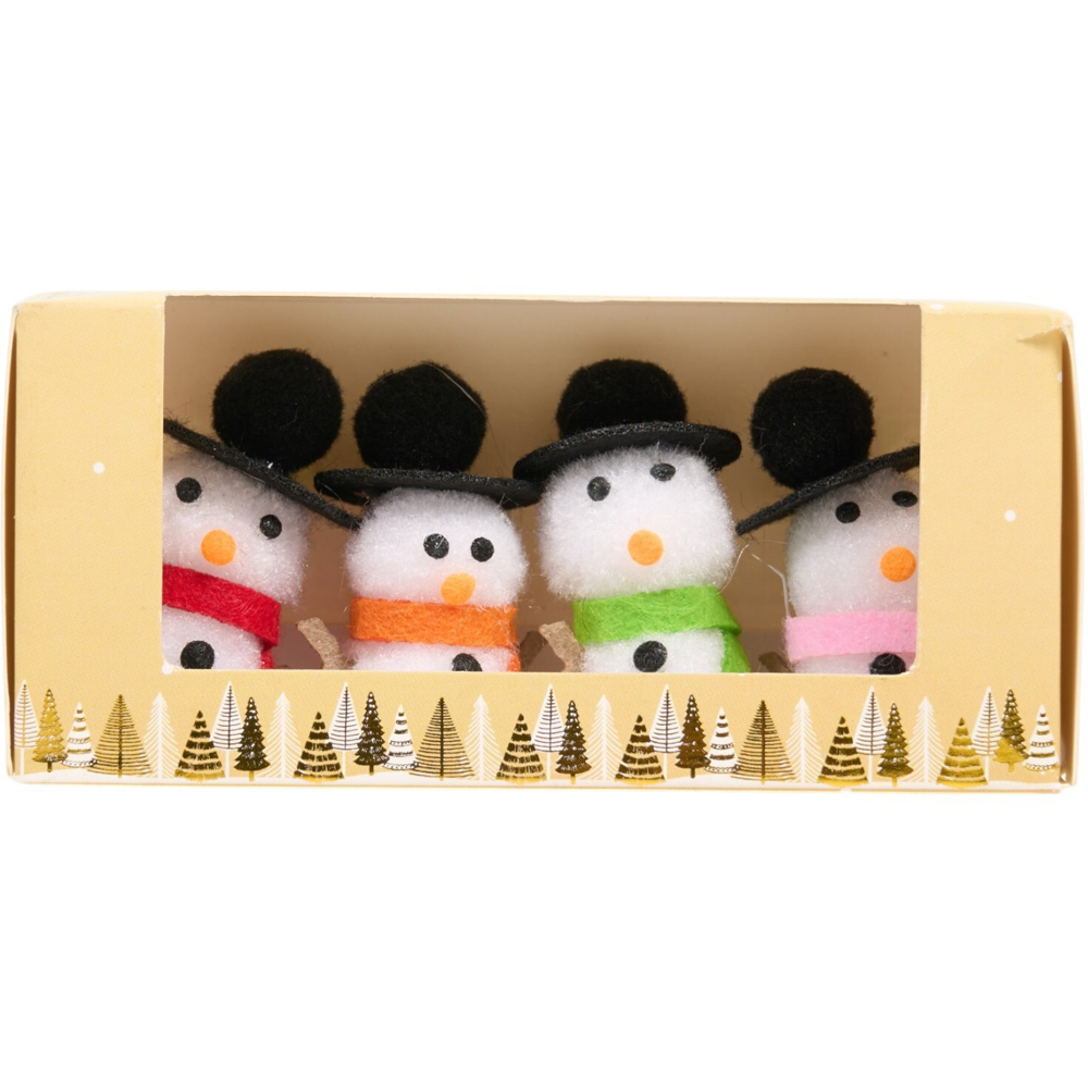 Pack of 4 Mini Christmas Decor Characters Image 5