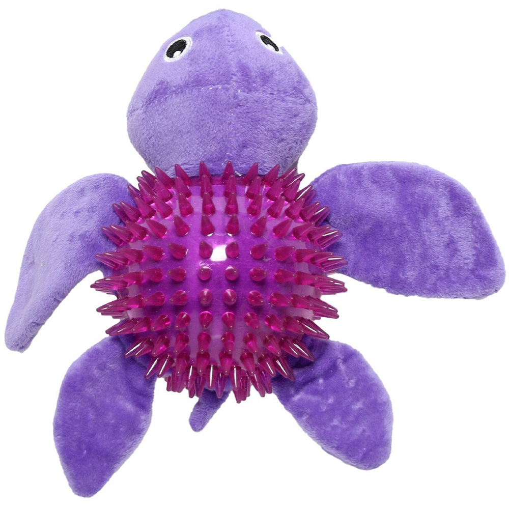 Spikey TPR Turtle Dog Toy Image 3
