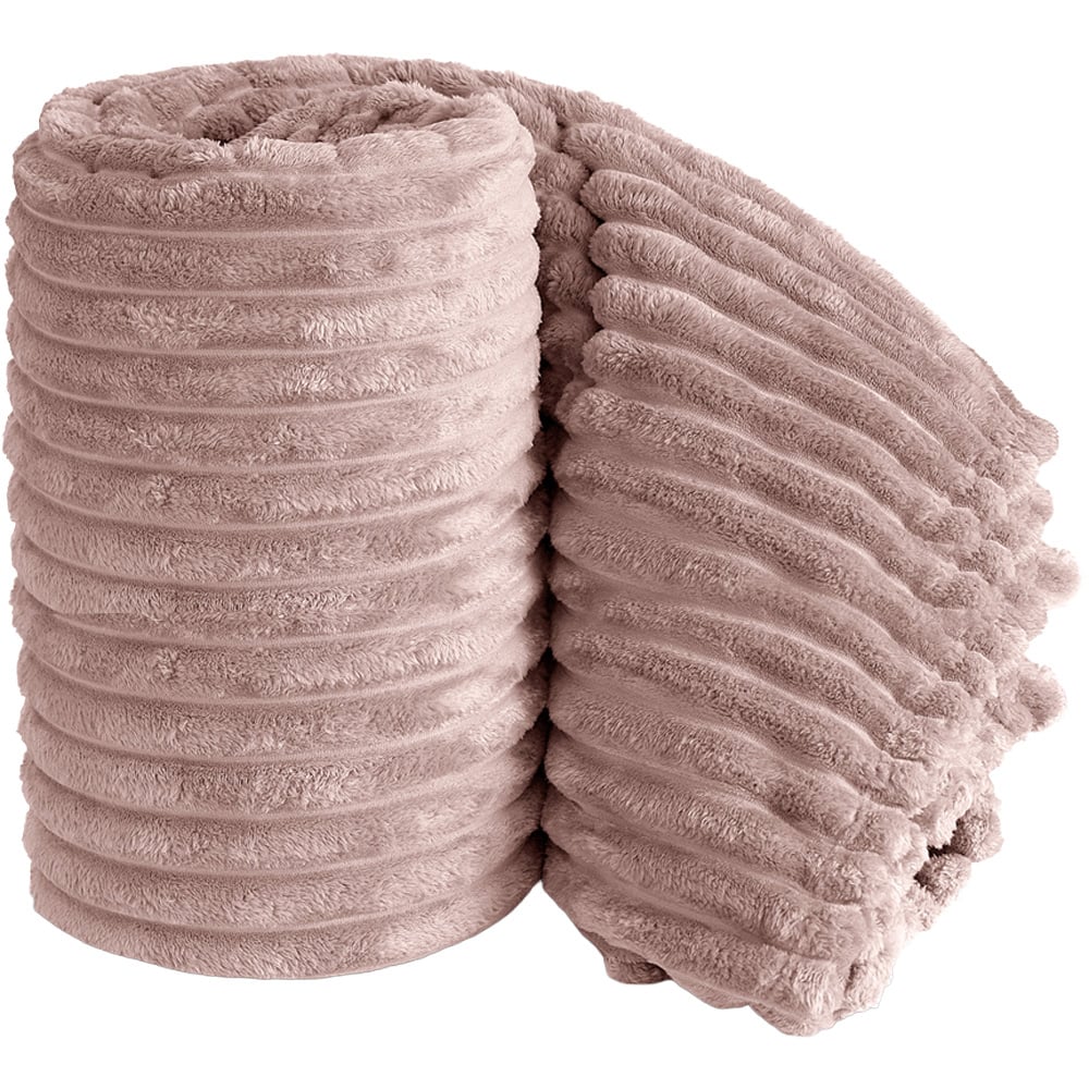 Velosso Bellissima Blush Plush Throw 200 x 240cm Image 1