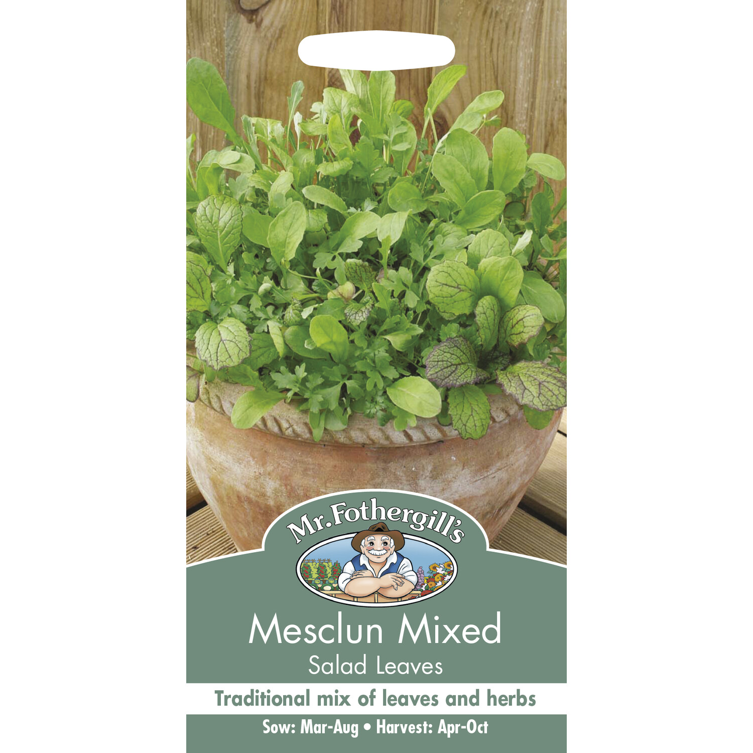 Mr Fothergill's Mesclun Mixed Salad Leaf Seeds Wilko