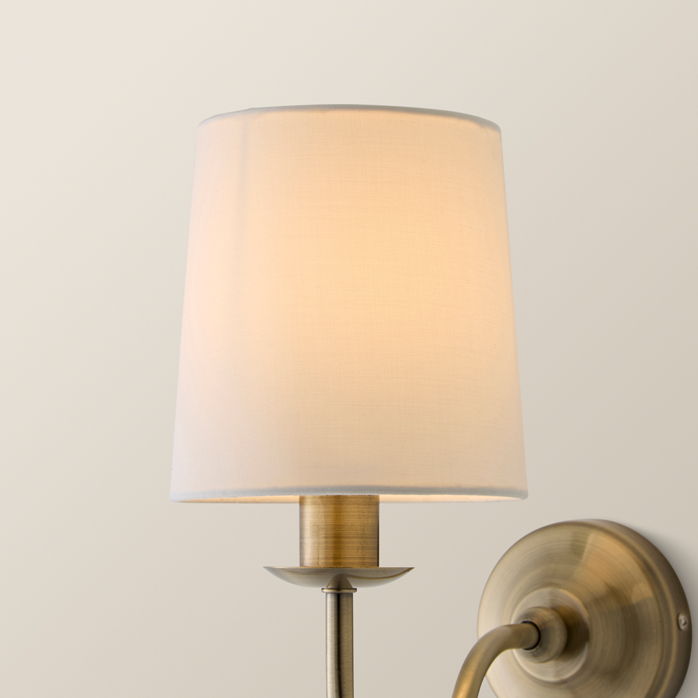 ValueLights Memphis Antique Brass LED Wall Light Image 4