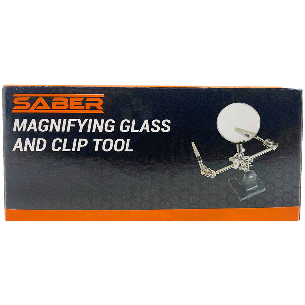 Magnifying Glass and Clip Tool - Black Image