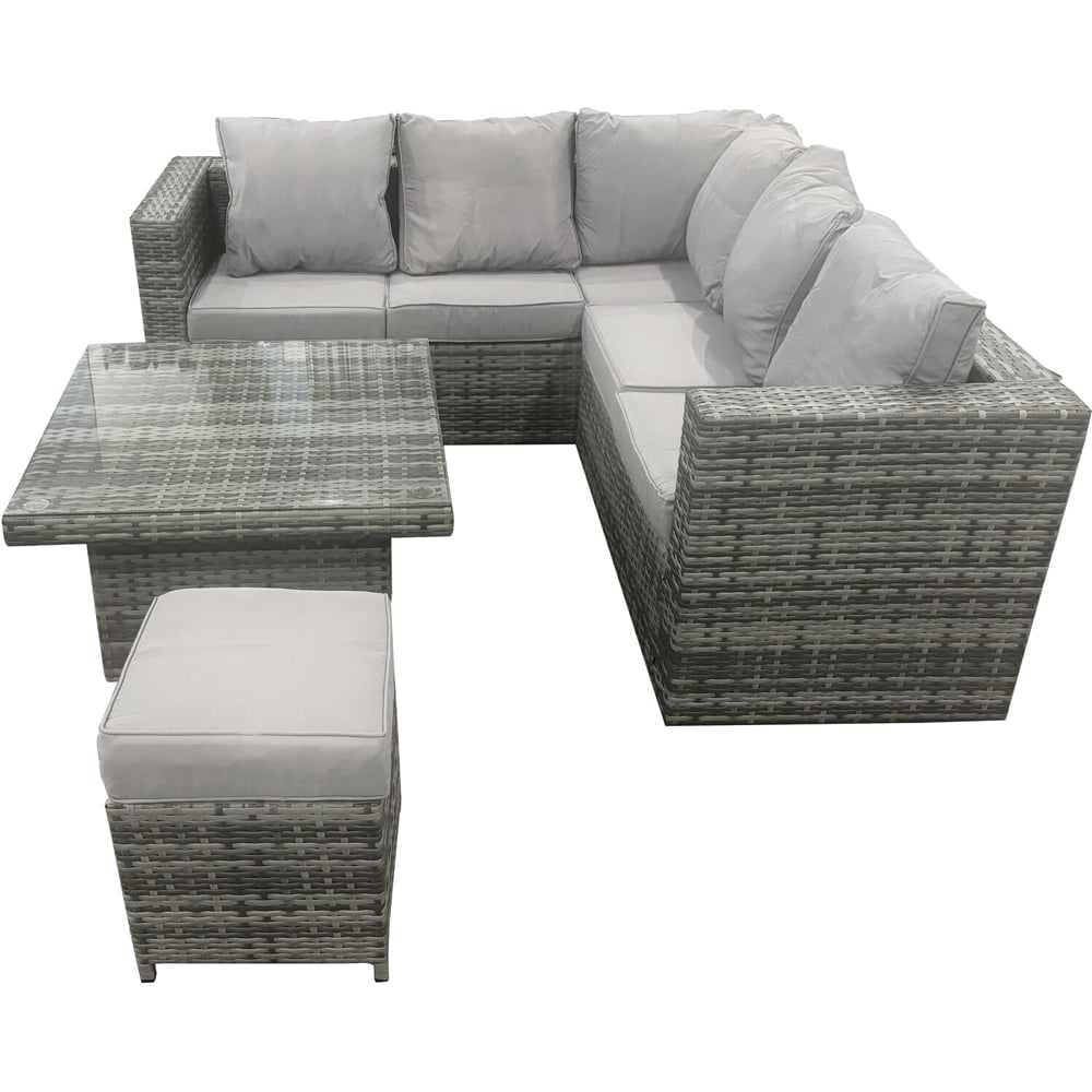 Carolina Compact Conversation Set - Grey Image 5