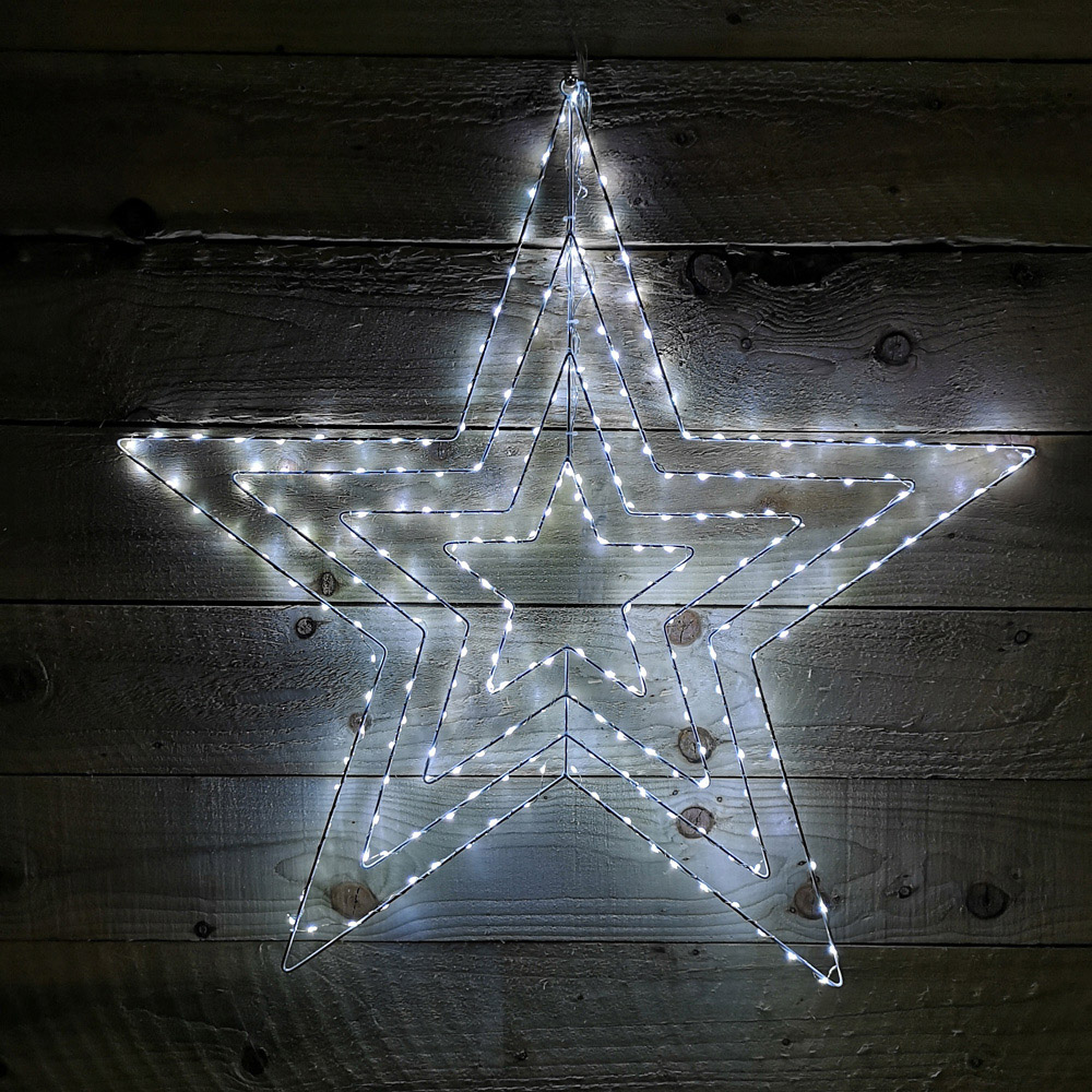 Samuel Alexander Star Silhouette LED Outdoor Christmas Decoration 80cm Image 5