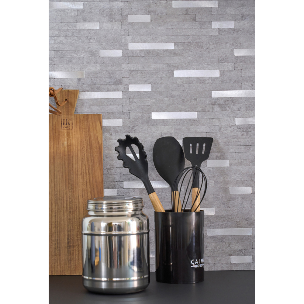 d-c-fix Metal and Stone Self Adhesive Premium Wall Tile 292 x 297mm 10 Pack Image 8