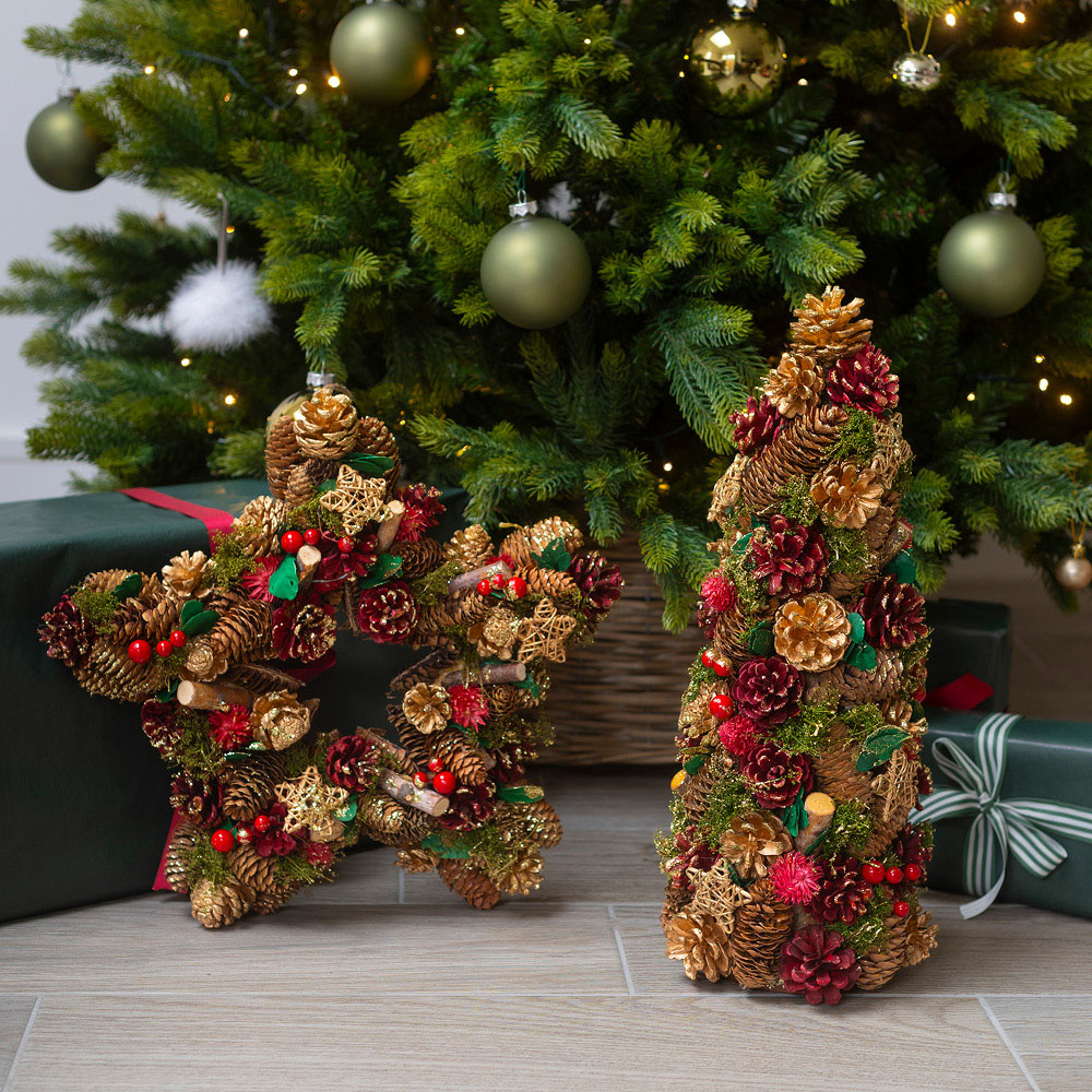 YouGarden Three Kings Star Wreath 35cm Image 5