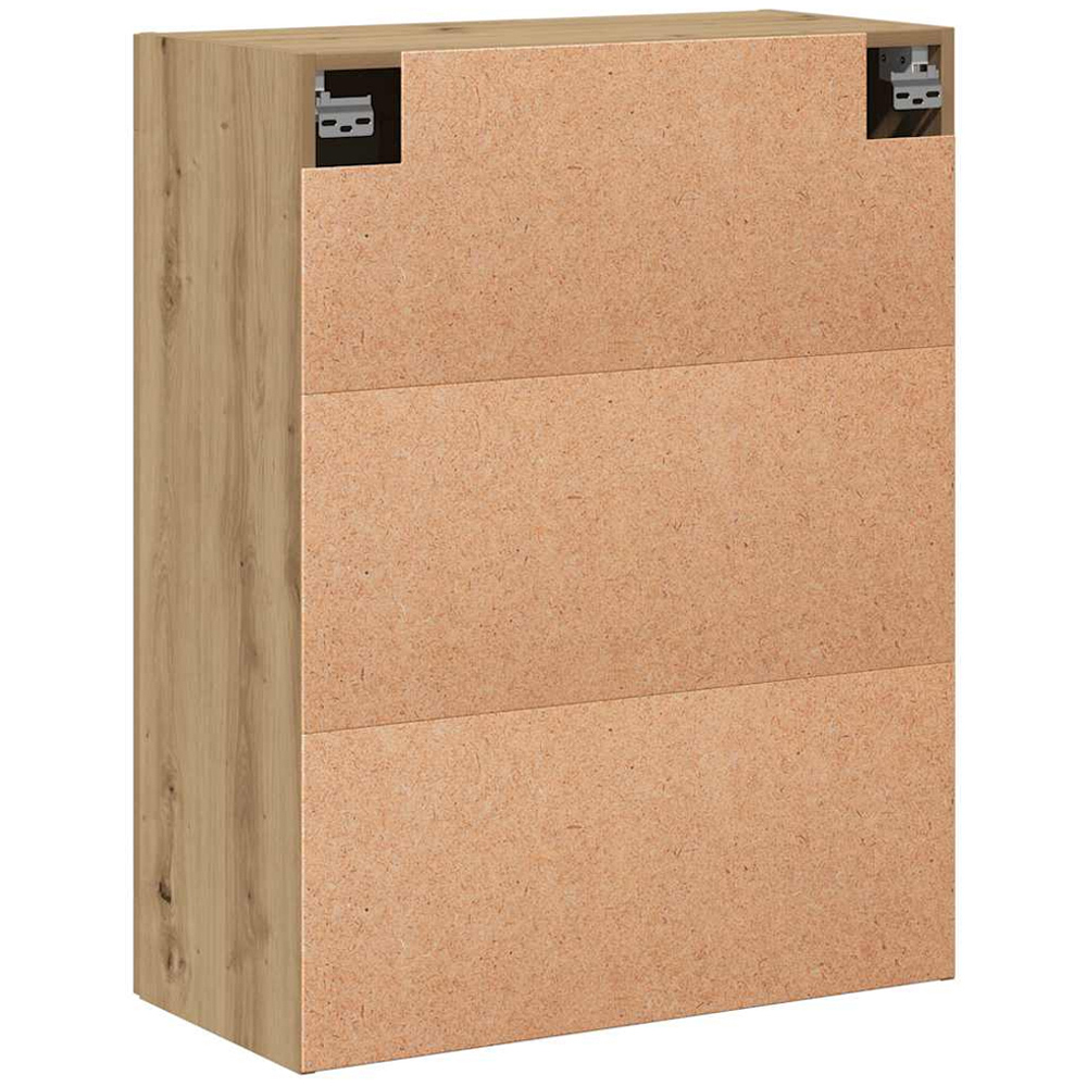 vidaXL 2 Door Brown Artisan Oak Wall Mounted Cabinet Image 7